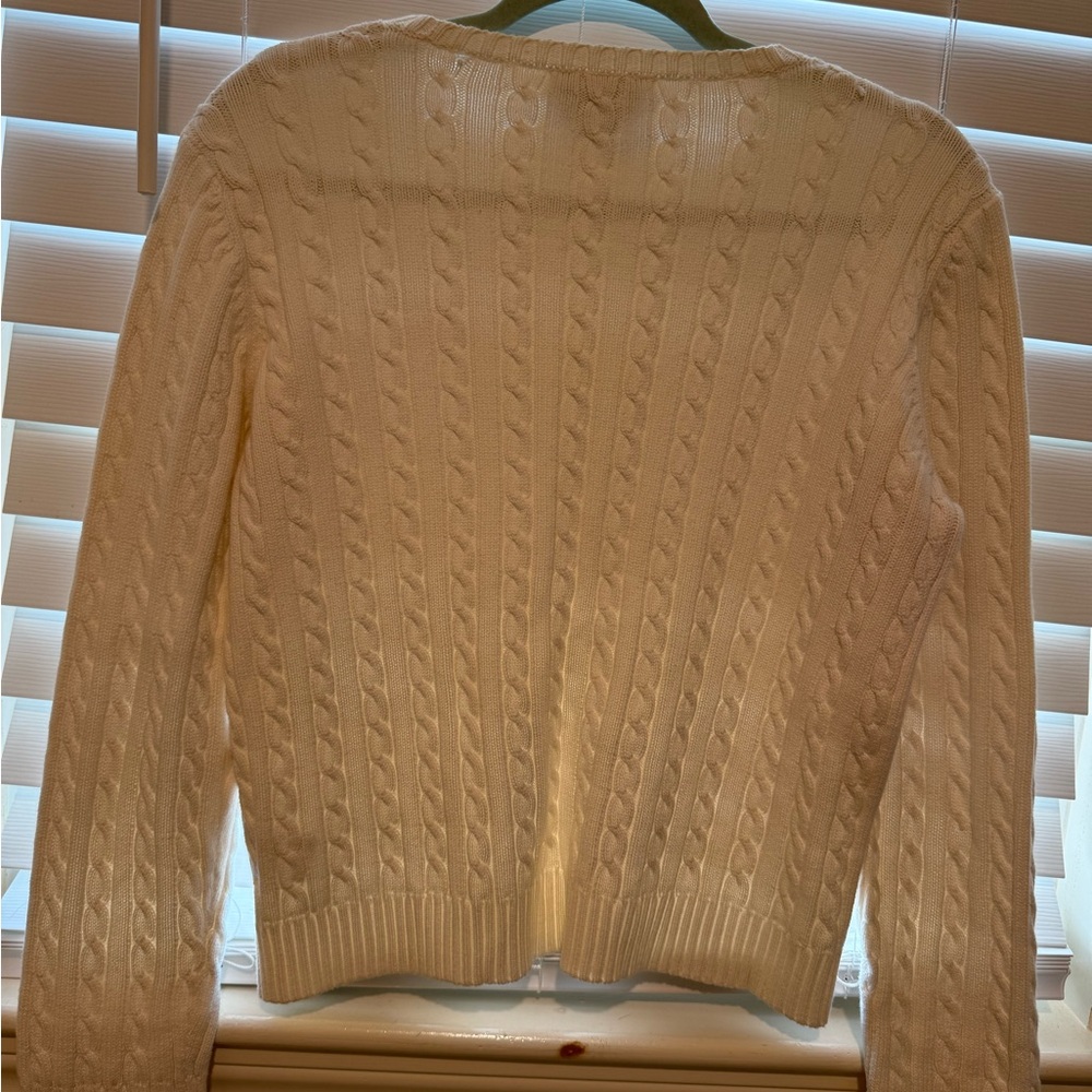 Vintage Ralph Lauren🫧🍦🥂💭 Cable Knit Crew Neck Sweater - excellent condition! - Picture 6 of 6
